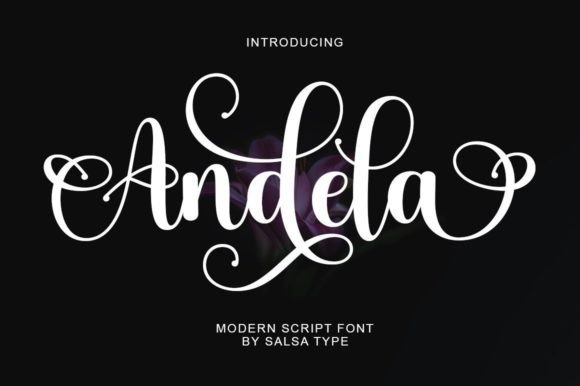 Andela: A Handwritten Script Font for Digital Romance & Clarity