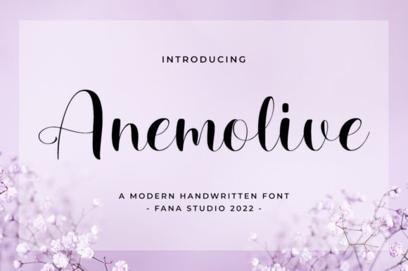 Anemolive: A Sweet Handwritten Font for Brand Warmth