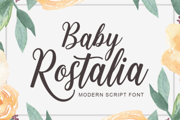 Baby Rostalia: A Handwritten Script Font for Editorial Warmth