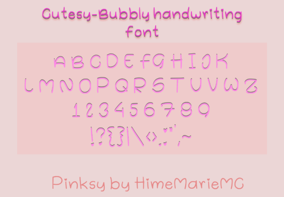 Cutesy Bubbly: A Playful Handwritten Font for Digital Brand Moments