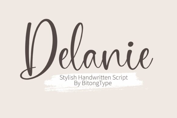 Delanie: A Refined Script Font for Digital Brand Moments