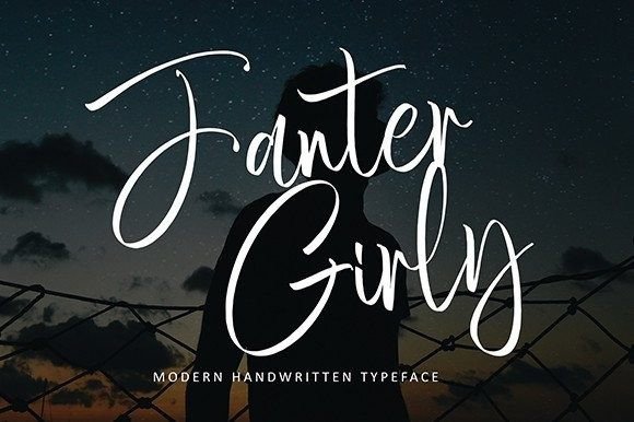 Fanter Girly: A Fresh Script Font for Authentic Brand Identity