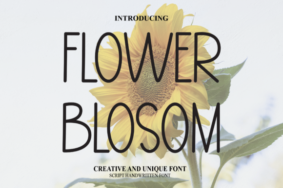 Flower Blosom: A Sweet, Handwritten Font for Thoughtful Branding