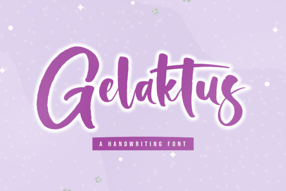 Gelaktus: A Fluid Script Font for Editorial Charm
