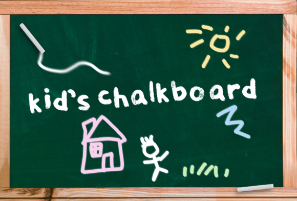Kids Chalkboard: A Handwritten Font That Feels Like Playtime