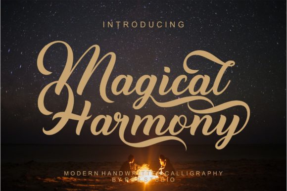 Magical Harmony: A Handwritten Font That Feels Like a Thoughtful Pause