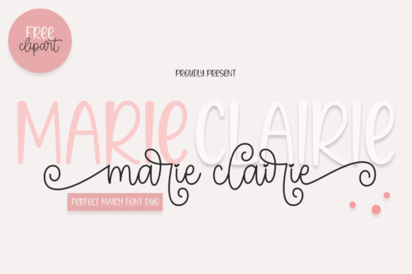 Marie Clairie: A Chic Script Font for Digital Branding