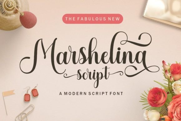 Marshelina: A Romantic Script Font That Elevates Your Brand