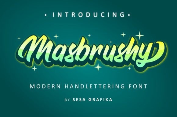 Masbrushy: A Handwritten Font That Holds Its Own in Real Campaigns