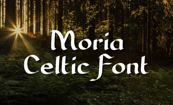 Moria: A Celtic Script Font for Thoughtful Editorial Design