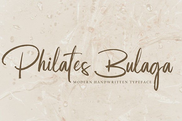 Philates Bulaga: A Refined Handwritten Font for Editorial Design