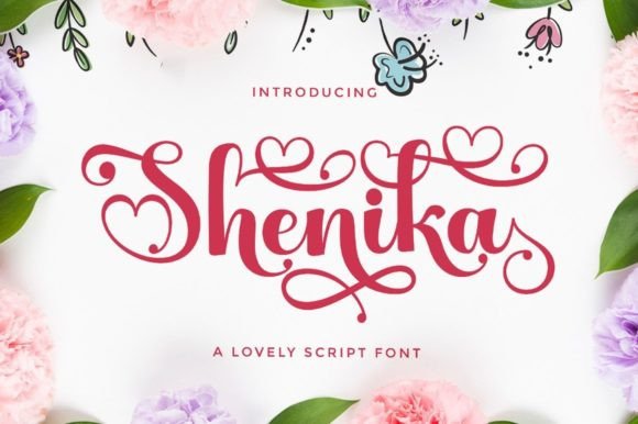 Shenika: A Heartfelt Script Font for Digital Brand Moments