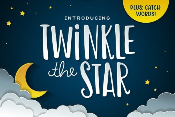 Twinkle the Star: A Hand-Drawn Font That Feels Like a Real Design Choice