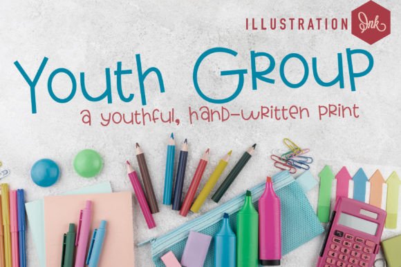 Youth Group: A Playful Handwritten Font for Digital Branding